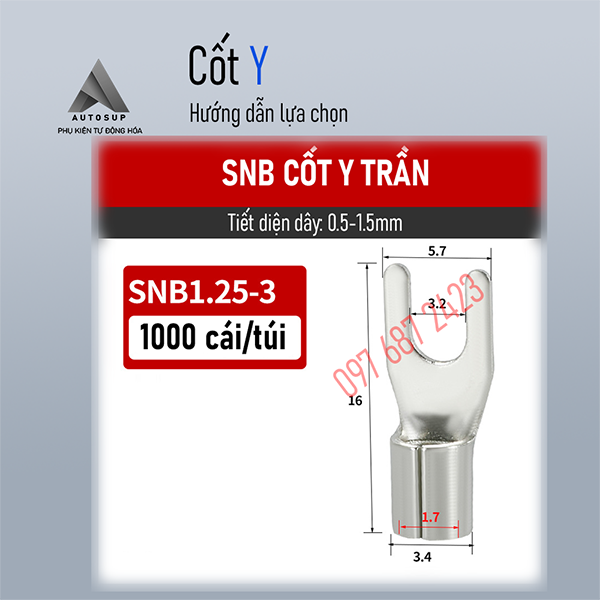 Cos Y Trần, Cos SNB1.25-3