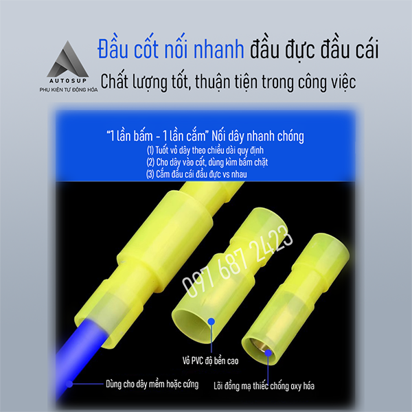 Đầu cốt nối nhanh