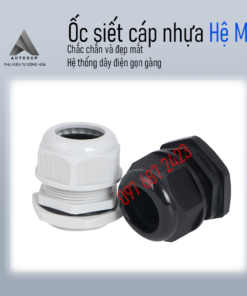 Ốc Siết Cáp Nhựa, Hệ M, Màu Trắng