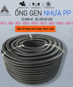 Ống Gen Rãnh Xẻ, Ống Gen Nhựa PP